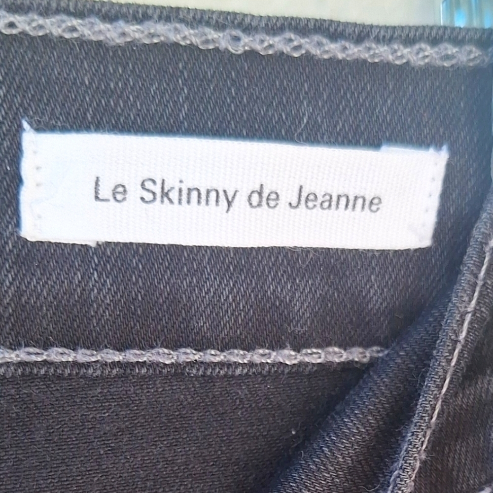 Frame Le Skinny de Jeanne Gray Denim Women's Size 25 - Picture 11 of 13